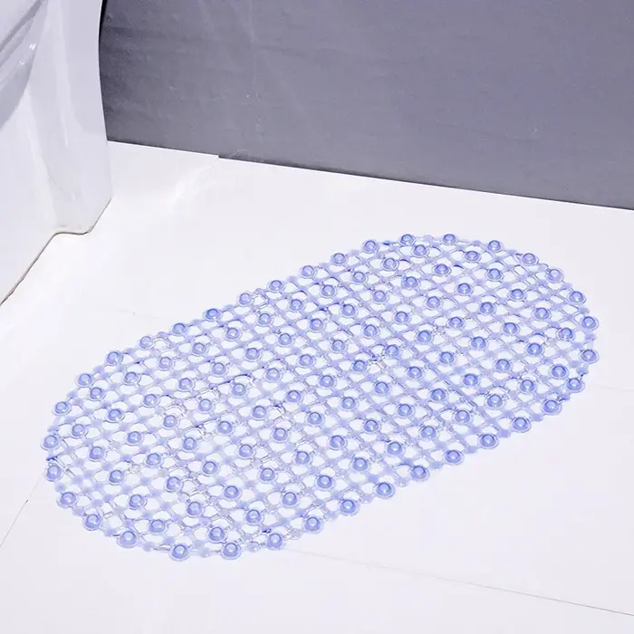 Tapis de bain antidérapant en PVC avec ventouse