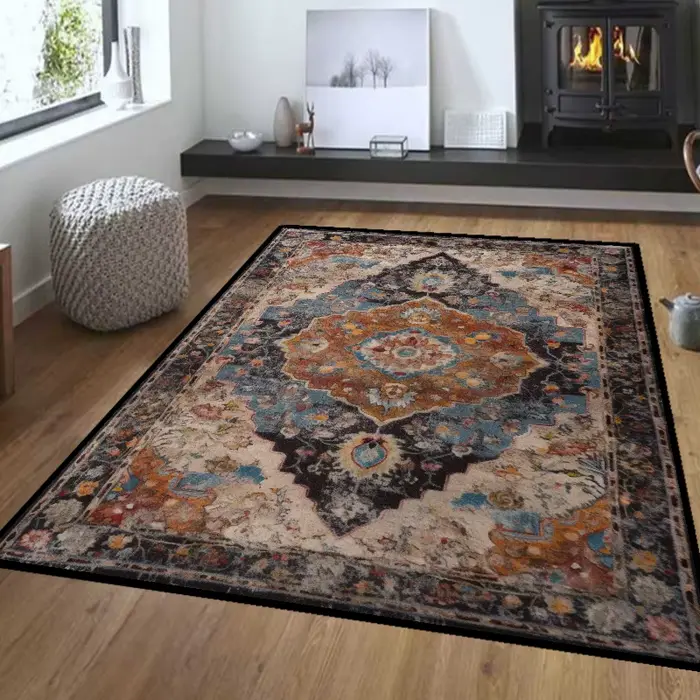 Tapis bohème pour salon