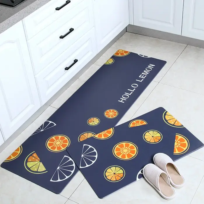 Tapis de cuisine imperméable et résistant à l'huile