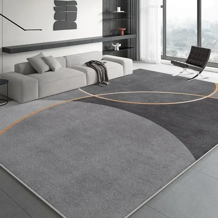 VIKAMA Tapis ton gris haut de gamme – Résistant à la saleté et antidérapant
