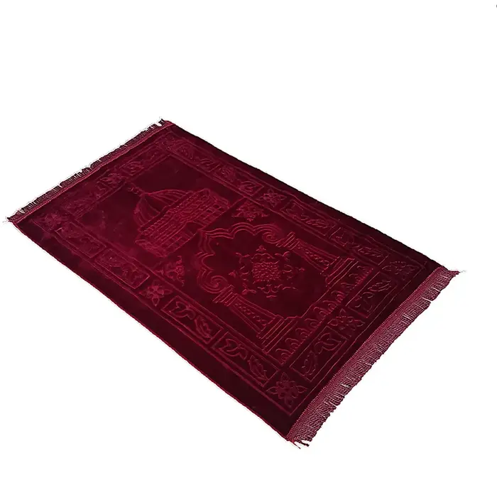 Tapis de prière doux Sejadah Murah velours Sajadah turquie Kiswah Pintu Kaabah Dari Mesir Hantaran Rajos