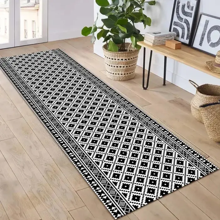 Tapis à motif géométrique, antidérapant, moderne, décoration de la maison, salon, chambre à coucher, entrée, durable