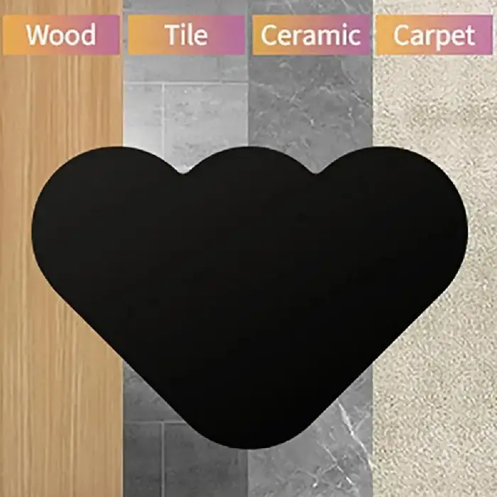 Tapis de bain en forme de nuages