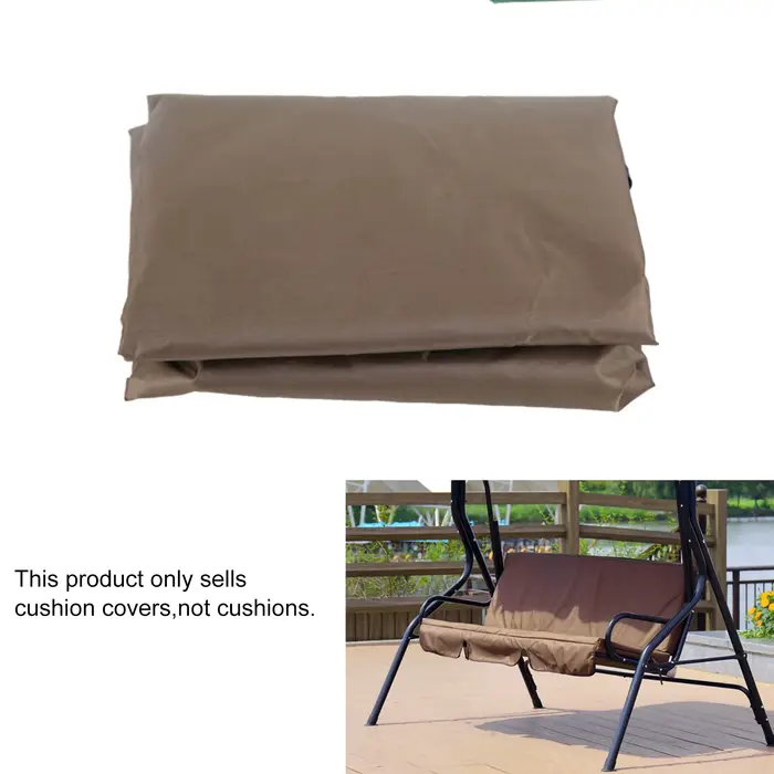 Housse de coussin de balançoire de cour à 3 places