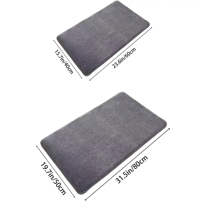 Contre les virus super absorbants pour sol de salle de bain et porte