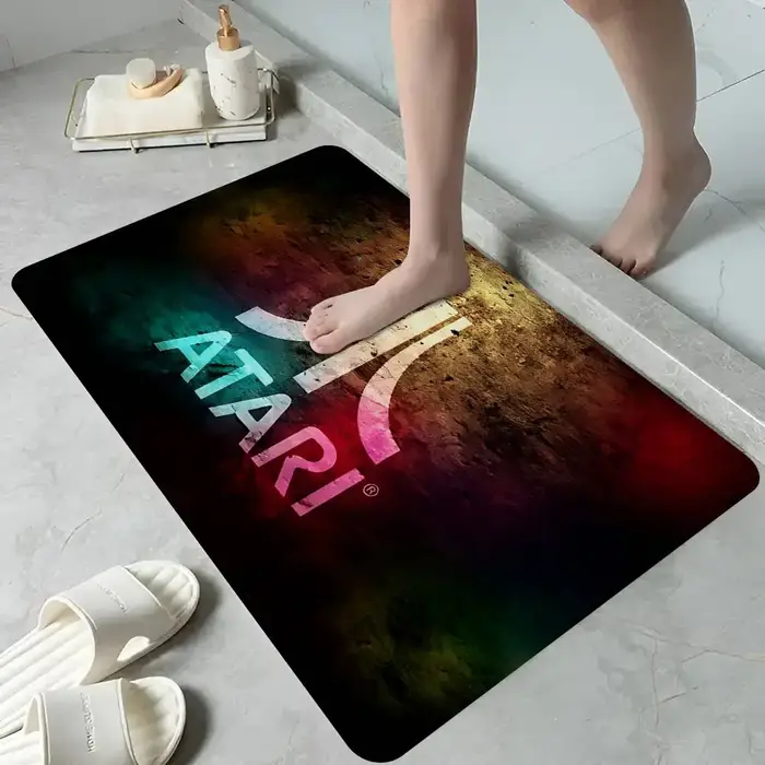 Tapis de porte avec logo Atari