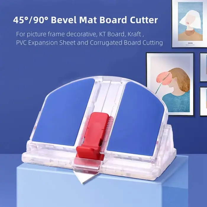 Coupe-tapis biseauté à 45 et 90 degrés