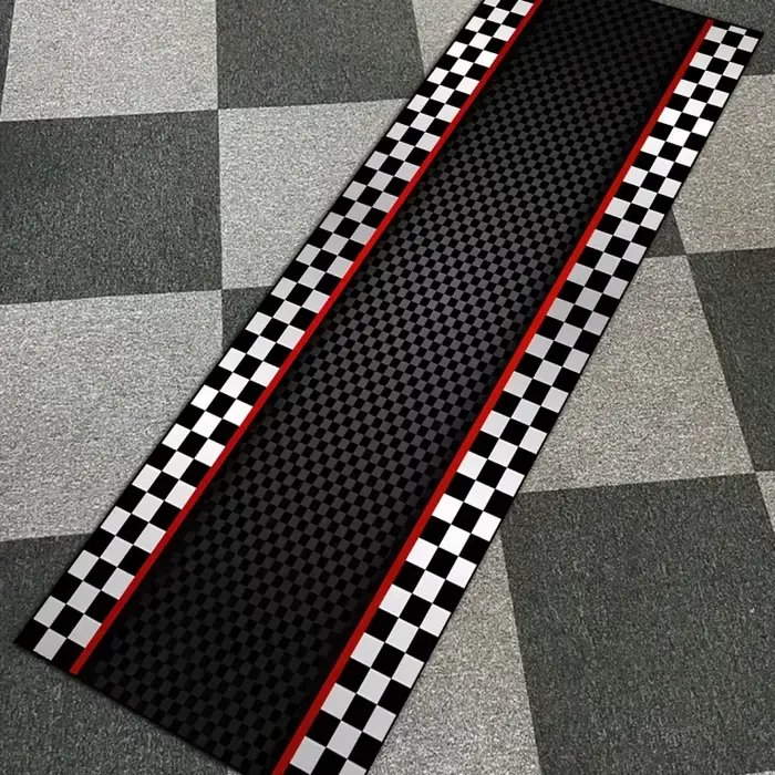 Tapis rayé à carreaux VIKAMA Racing