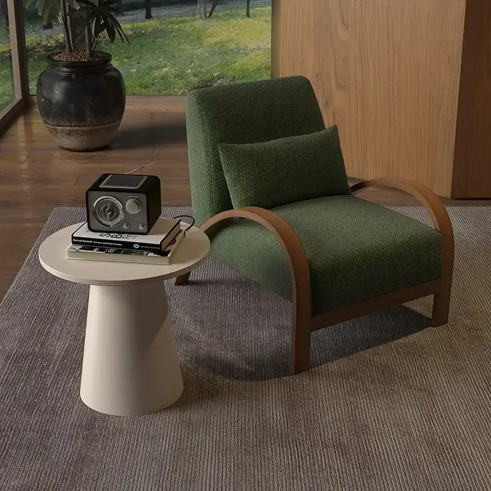 Fauteuils de salon en bois pour la lecture