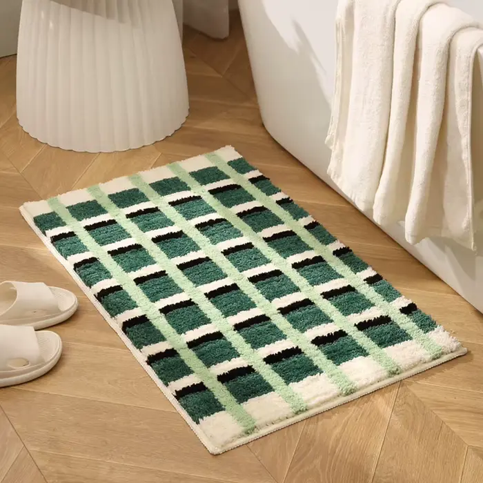 Tapis de sol absorbant pour porte de salle de bain