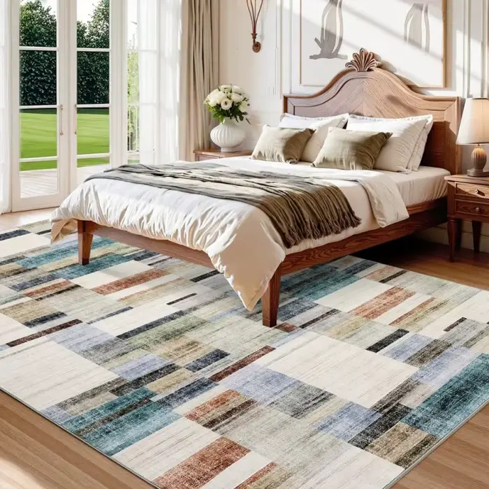 Tapis de style western imprimé peau de vache