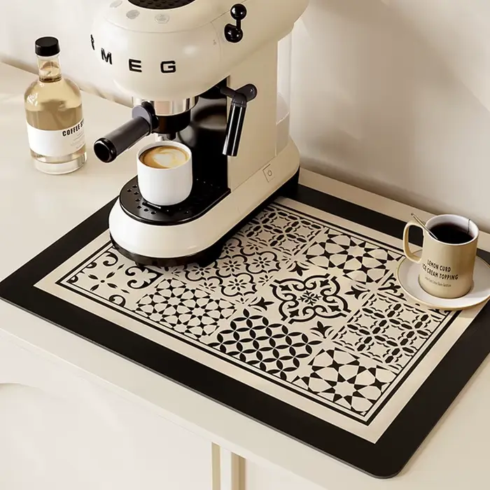Tapis de séchage de vaisselle antidérapant super absorbant