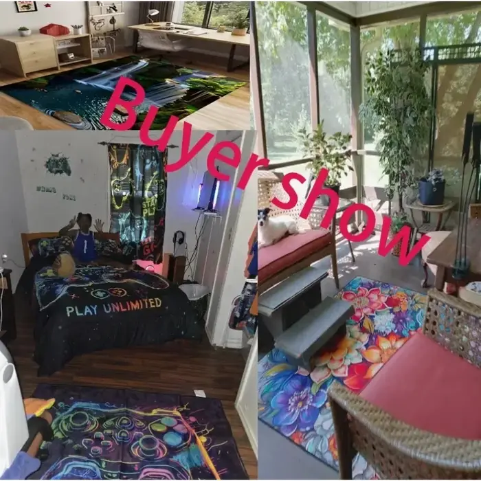 Tapis de Style ethnique Rural