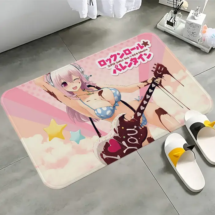 VIKAMA Tapis décoratif adorable de style anime, adapté aux salons, couloirs et salles de jeux, décor