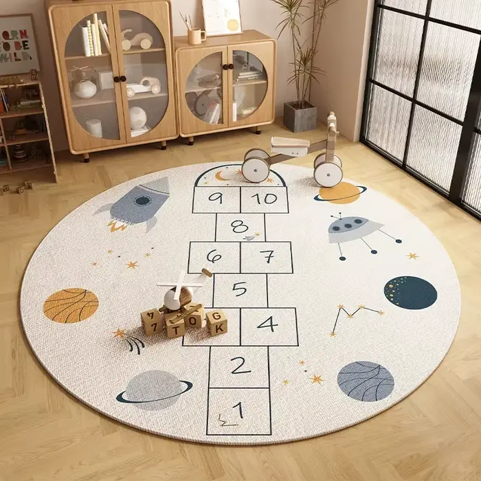 Tapis rond pour enfants