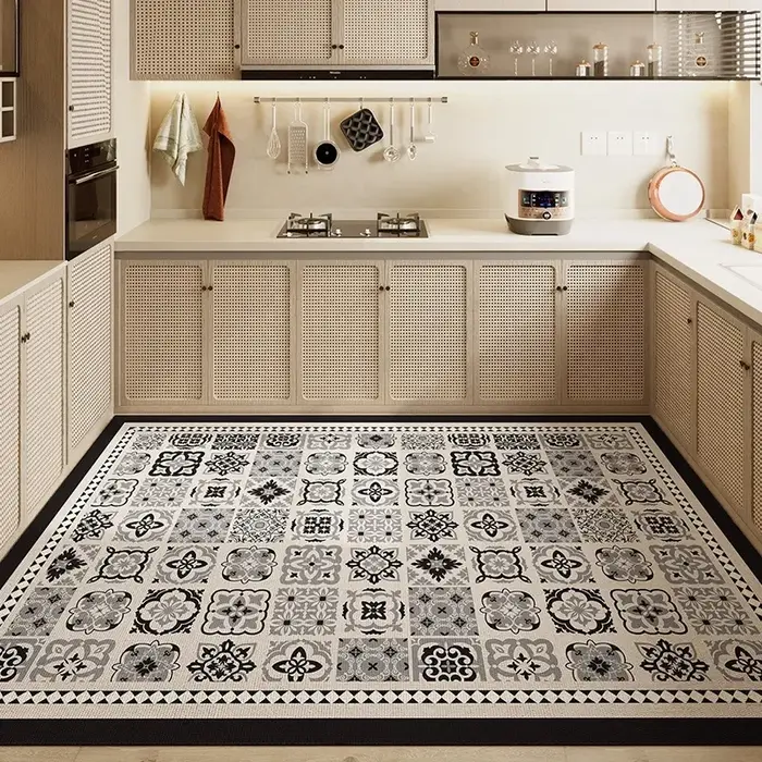 Tapis de sol de cuisine moderne américain