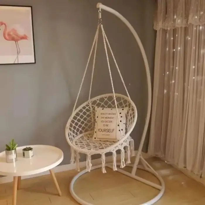 Hamac de luxe nordique pour décoration de maison, grand, moderne, créatif, confortable, en ULde coto