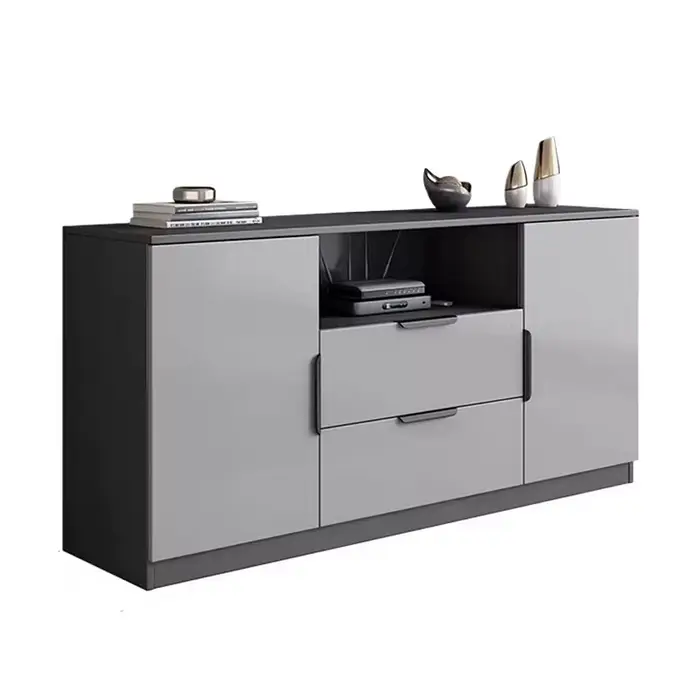 Meubles de salon de qualité supérieure : Armoires de rangement créatives crème