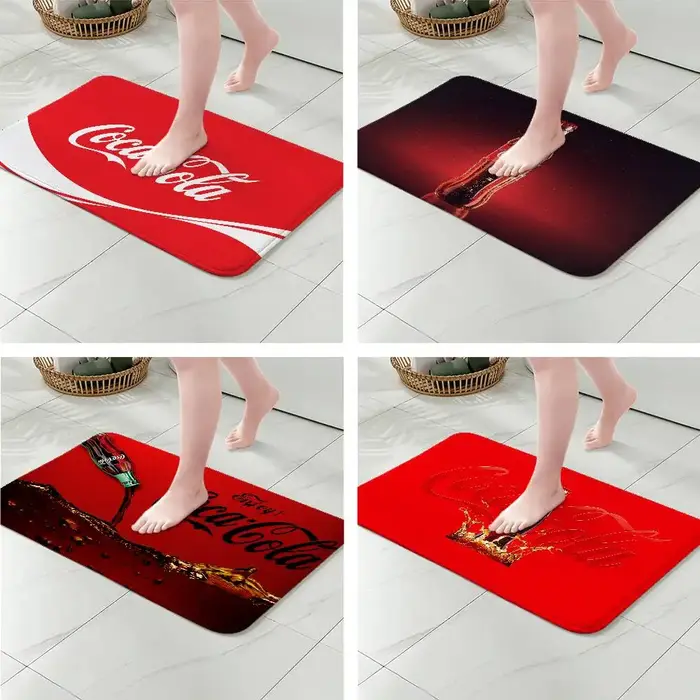 C-Coca c-cola tapis de sol salle de bain