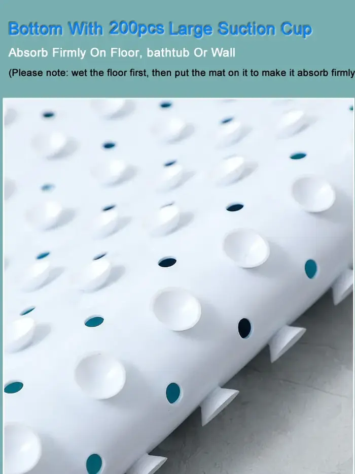 Tapis de bain antidérapant long en forme de bande dessinée