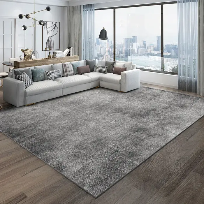 Tapis de documents solides minimalistes modernes, tapis de grande surface, salon, chambre à coucher,