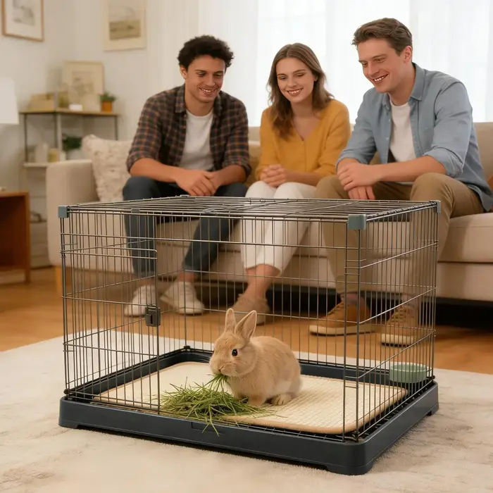 Tapis à gratter pour lapins