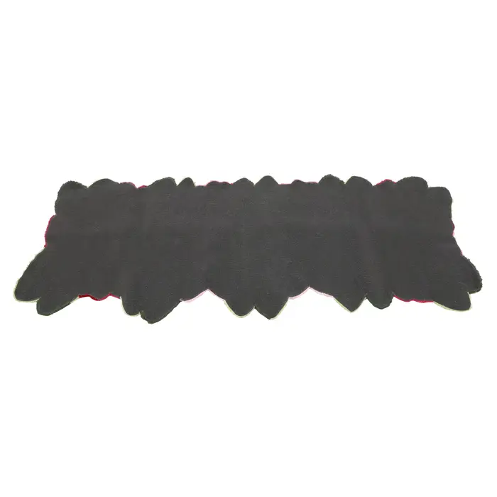 Tapis en peluche lavable de style moderne, 4 couleurs, fleur lea polymères, anti-ald, polymère de so