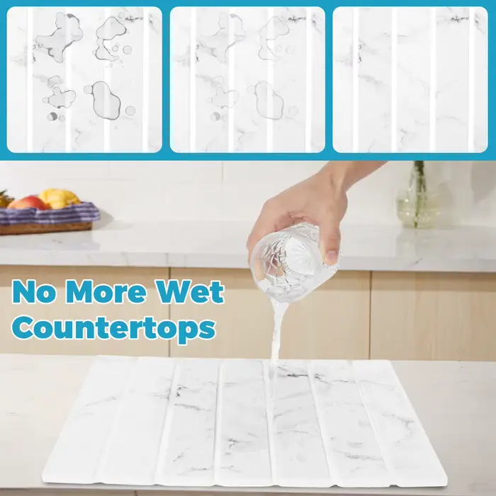 Tapis de séchage de cuisine pliable