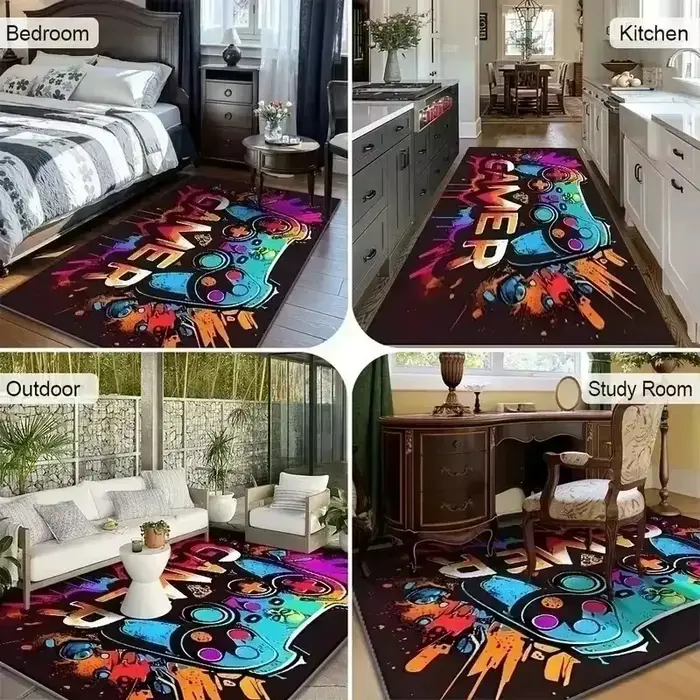 Tapis de cuisine antidérapants en vinyle