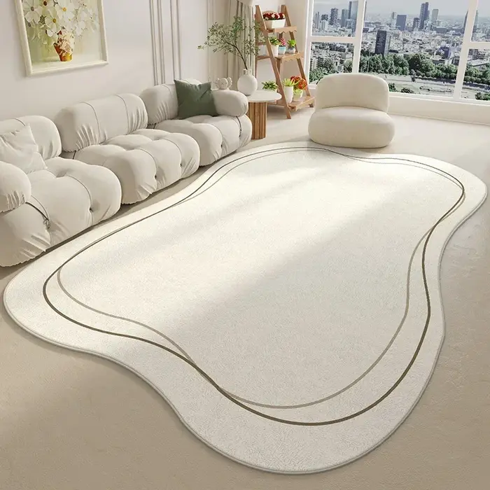 Tapis de salon, grand tapis moelleux et doux