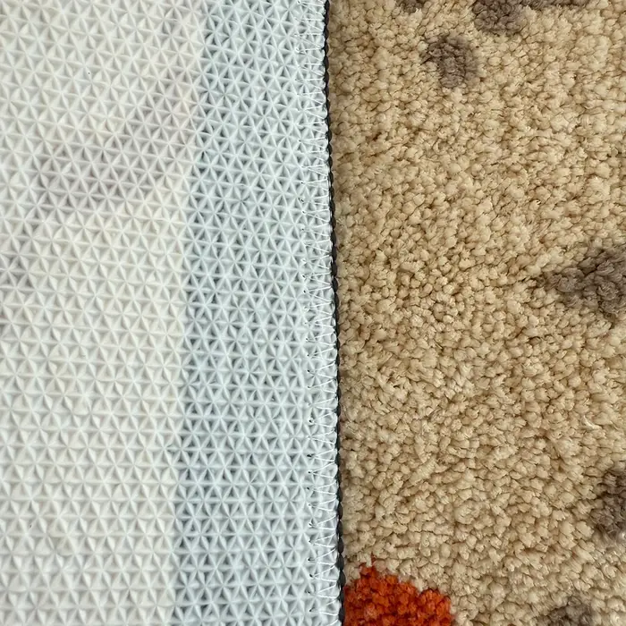 Tapis touffeté rétro motif crâne