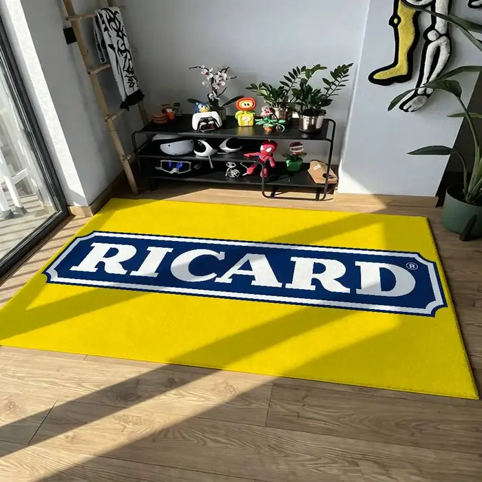 Tapis durable R-RICARD pour tapis de sol, style doux, pour chambre à coucher, salle de bain, tapis antidérapant pour la maison.