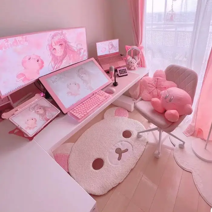 Dessin animé Rilakkumas tapis en peluche Kawaii Korilakkuma ours