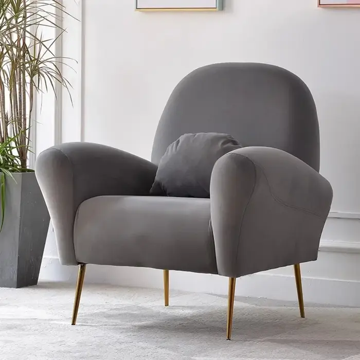 Chaises de salle à manger vertes pour chambre à coucher