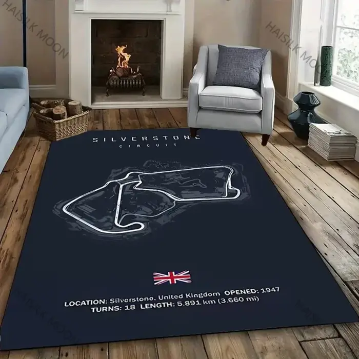 Tapis imprimé en Circuit de piste pour chambre