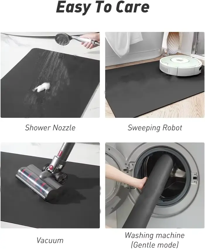 Tapis absorbant l'eau pour robinet de cuisine VIKAMA
