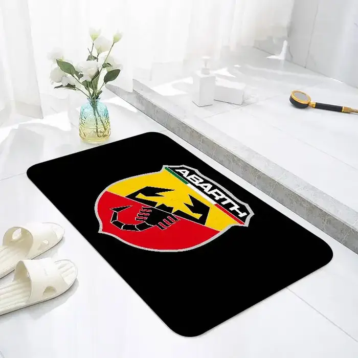 R-Abarths-w-Car-Moquette salle de bain tapis antidérapant