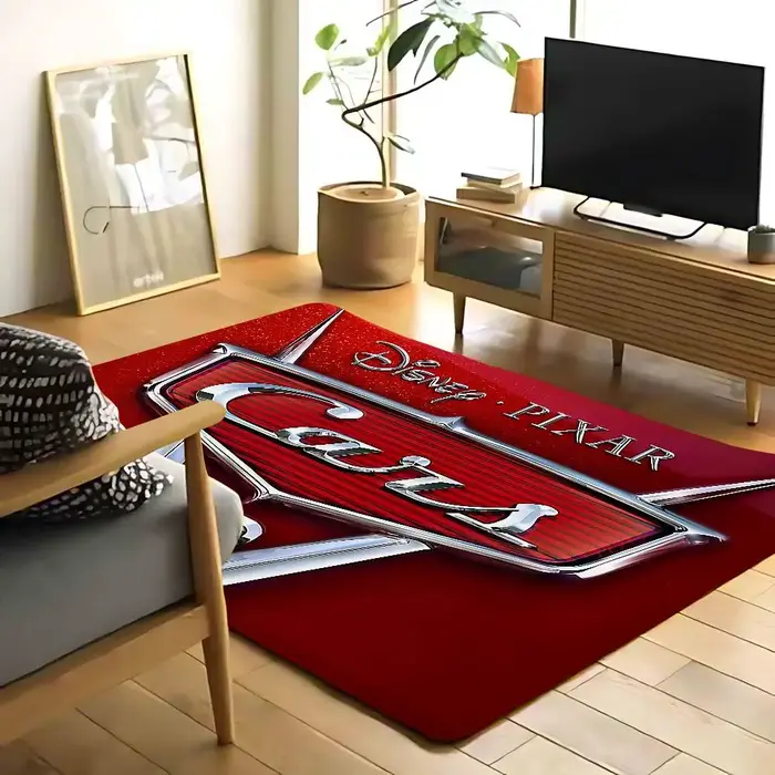 Tapis de salle de bain antidérapant en forme de voiture de dessin animé, tapis de porte, tapis de décoration pour la maison, tapis de porte d'entrée, tapis de porte résistant aux rayures
