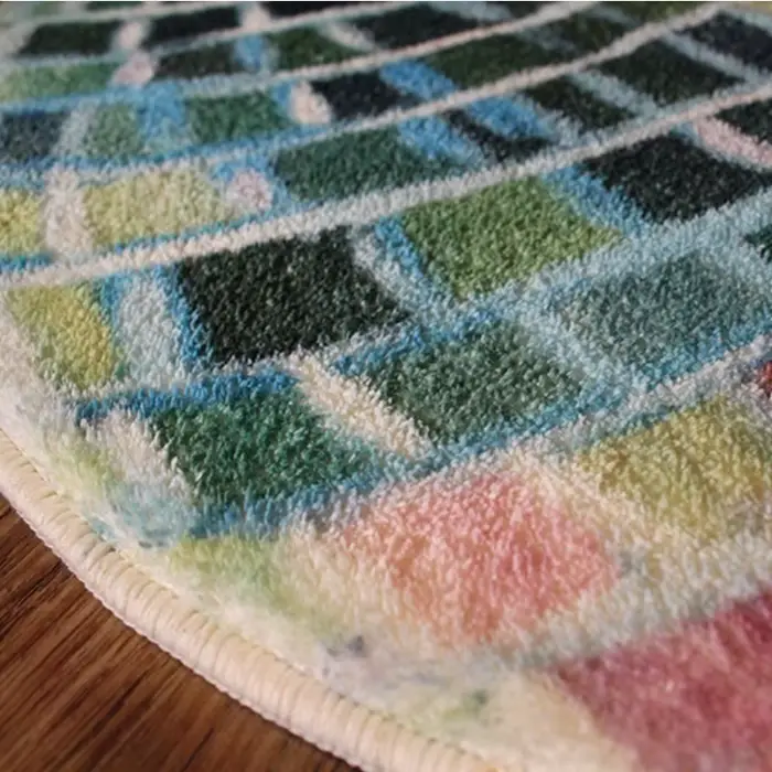 Tapis pour salon grande surface décoration de la maison dessin animé multicolore chambre d'enfants