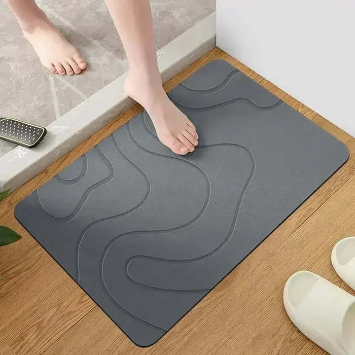 Nouveau Tapis de bain en Diatomite