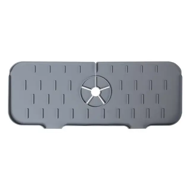 Tapis absorbant en Silicone pour robinet de cuisine, protection contre les éclaboussures d'évier, ta