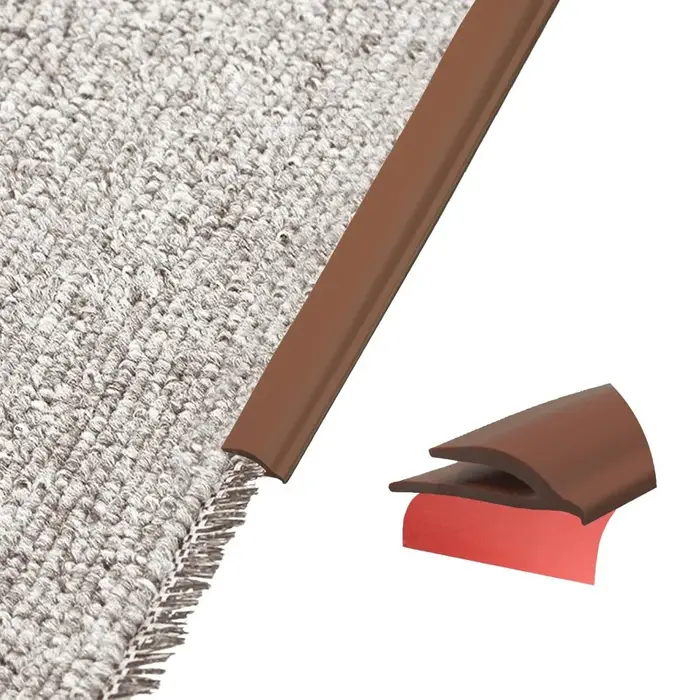 Bande de garniture de bord de tapis en PVC de haute qualité