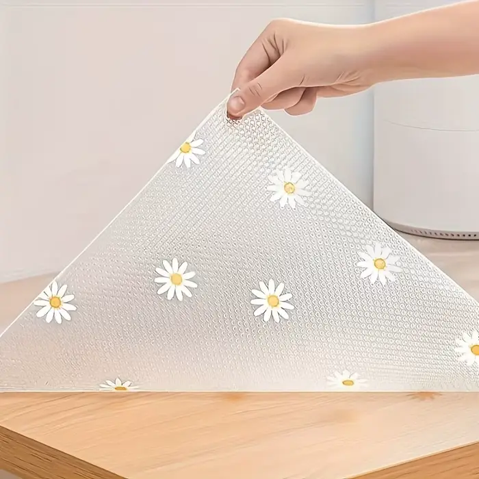 Tapis de cuisine réutilisable motif marguerite