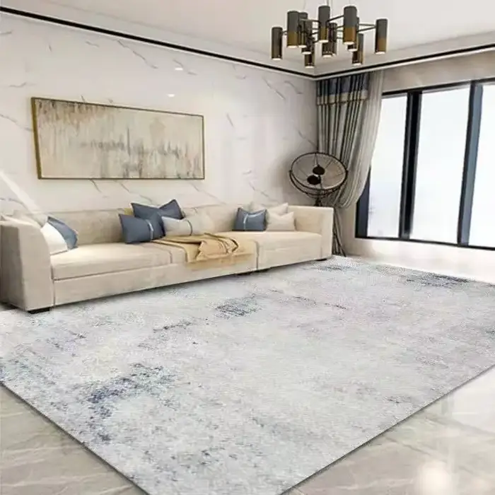 Tapis de luxe léger pour chambre à coucher