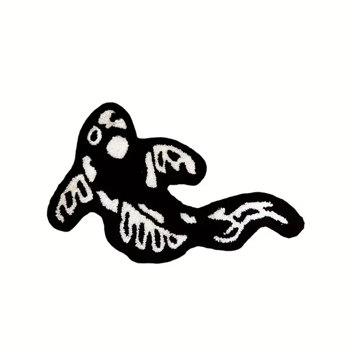 VIKAMA Tapis en peluche dessin animé Koi