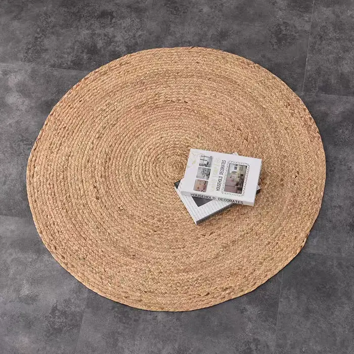 Tapis ronds en paille végétale 100%