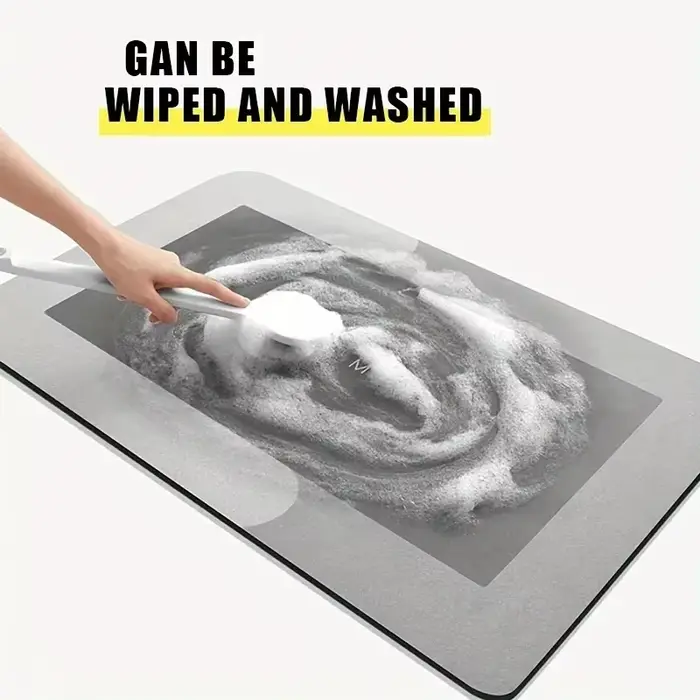Tapis de bain en terre de diatomée antidérapant