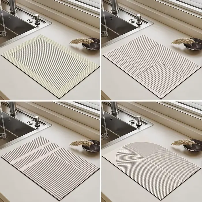 Tapis de Diatomite antidérapant