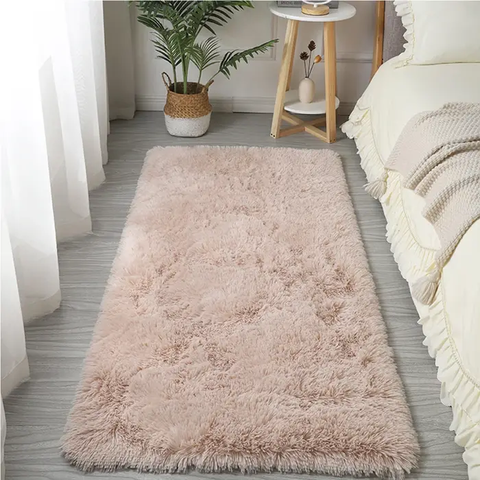 White Indoor Decor Soft and Comfortable Plush Living/Bed/Baby/Study Room Carpet Floor Mats For Home Size:80cmx200cm