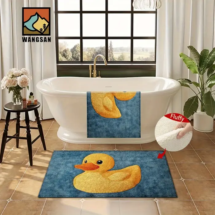 VIKAMA tapis de canard jaune paillasson tapis de bienvenue tapis extérieur tapis de cuisine tapis de